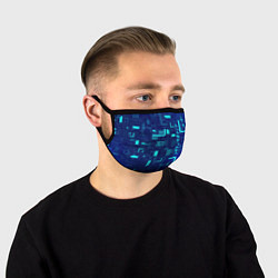 Маска для лица Киберпанк Зима 2022, цвет: 3D-принт