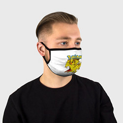 Маска для лица Пикачу злой Pokemon, цвет: 3D-принт