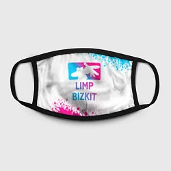 Маска для лица Limp Bizkit Neon Gradient, цвет: 3D-принт — фото 2
