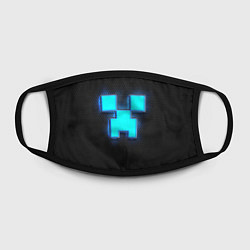 Маска для лица Minecraft Creeper - neon, цвет: 3D-принт — фото 2