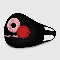 Маска с клапаном Donuts, цвет: 3D-красный — фото 2