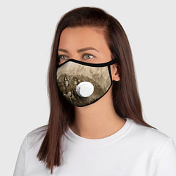 Маска с клапаном Slipknot Sepia, цвет: 3D-белый