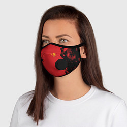 Маска с клапаном FC Manchester United: Red Original, цвет: 3D-черный