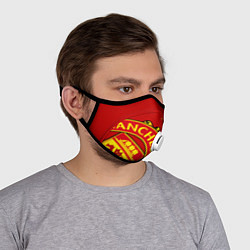 Маска с клапаном FC Man United: Red Exclusive, цвет: 3D-белый — фото 2
