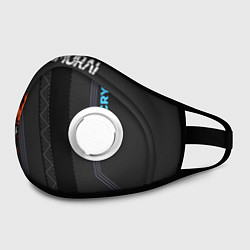 Маска с клапаном Cyberpunk 2077: Crystal Jock, цвет: 3D-белый — фото 2
