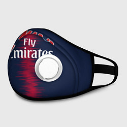 Маска с клапаном FC PSG: Neymar 18-19, цвет: 3D-белый — фото 2