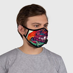 Маска с клапаном CS:GO Hyper Beast Skin, цвет: 3D-черный — фото 2