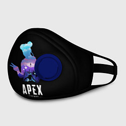 Маска с клапаном Apex Legends: Lifeline, цвет: 3D-синий — фото 2