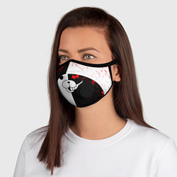 Маска с клапаном MONOKUMA, цвет: 3D-черный