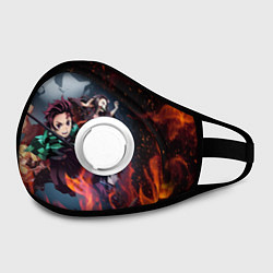 Маска с клапаном KIMETSU NO YAIBA, цвет: 3D-белый — фото 2