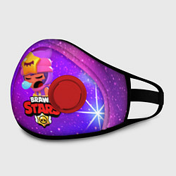 Маска с клапаном BRAWL STARS SANDY, цвет: 3D-красный — фото 2