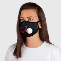 Маска с клапаном SLIPKNOT, цвет: 3D-белый