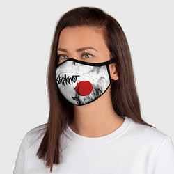 Маска с клапаном SLIPKNOT, цвет: 3D-красный
