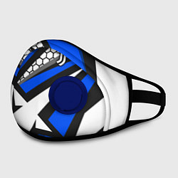 Маска с клапаном Juventus F C, цвет: 3D-синий — фото 2