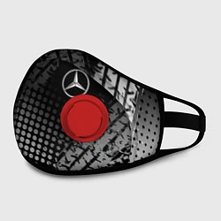 Маска с клапаном Mercedes-Benz, цвет: 3D-красный — фото 2