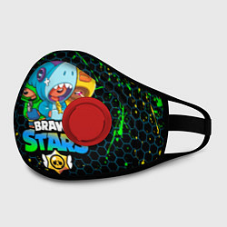 Маска с клапаном BRAWL STARS LEON SKINS, цвет: 3D-красный — фото 2