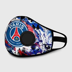 Маска с клапаном PSG FC, цвет: 3D-черный — фото 2