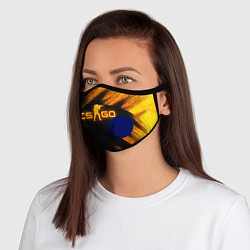 Маска с клапаном COUNTER STRIKE, цвет: 3D-синий