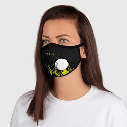 Маска с клапаном CYBERPUNK 2077, цвет: 3D-белый