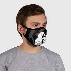 Маска с клапаном MONOKUMA МОНОКУМА DANGANRO, цвет: 3D-белый — фото 2