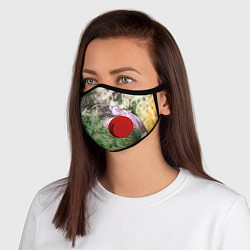 Маска с клапаном ДЫМ SMOKE, цвет: 3D-красный