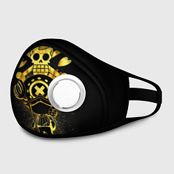 Маска с клапаном ONE PIECE ВАН ПИС GOLDEN, цвет: 3D-белый — фото 2