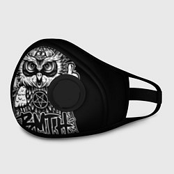 Маска с клапаном BMTH Owl, цвет: 3D-черный — фото 2