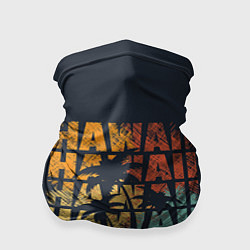 Бандана-труба Hawaii Surfing, цвет: 3D-принт