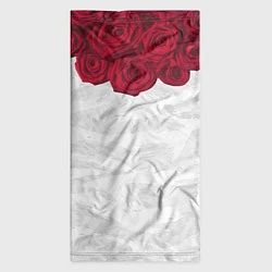 Бандана-труба Roses White, цвет: 3D-принт — фото 2