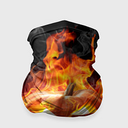 Бандана-труба Огненная стихия хэллоуин, цвет: 3D-принт
