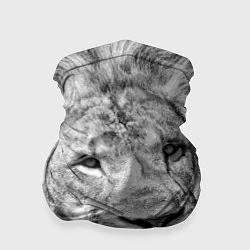 Бандана-труба Милый лев, цвет: 3D-принт