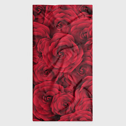 Бандана-труба Красные розы, цвет: 3D-принт — фото 2