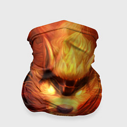 Бандана-труба Fire Wolf, цвет: 3D-принт