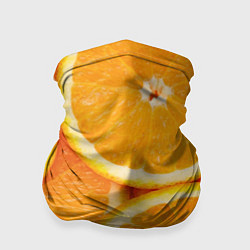 Бандана-труба Апельсинка, цвет: 3D-принт