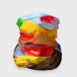 Бандана-труба Краски, цвет: 3D-принт