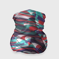 Бандана-труба Трехмерная абстракция, цвет: 3D-принт
