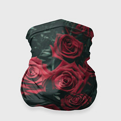 Бандана-труба Бархатные розы, цвет: 3D-принт