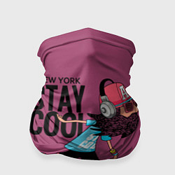 Бандана-труба Stay Cool NY, цвет: 3D-принт