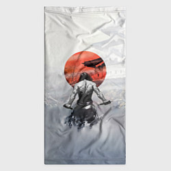Бандана-труба Японский самурай, цвет: 3D-принт — фото 2