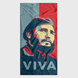 Бандана-труба Фидель Кастро, цвет: 3D-принт — фото 2