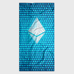 Бандана-труба Blue Ethereum, цвет: 3D-принт — фото 2