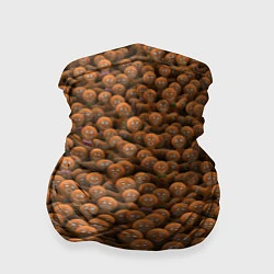 Бандана-труба Имбирные печеньки, цвет: 3D-принт