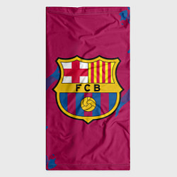 Бандана-труба FC Barcelona: Purple & Blue, цвет: 3D-принт — фото 2
