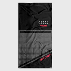 Бандана-труба Audi: Crey & Black, цвет: 3D-принт — фото 2