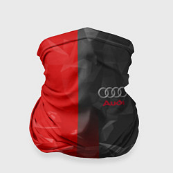 Бандана-труба Audi: Red & Grey poly, цвет: 3D-принт