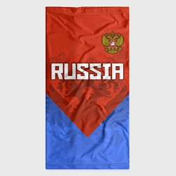 Бандана-труба Russia Red & Blue, цвет: 3D-принт — фото 2