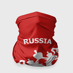 Бандана-труба Russia: Red & White, цвет: 3D-принт