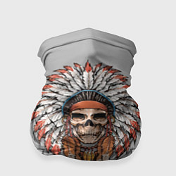 Бандана-труба Indian Skull, цвет: 3D-принт