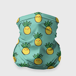 Бандана-труба Веселые ананасы, цвет: 3D-принт