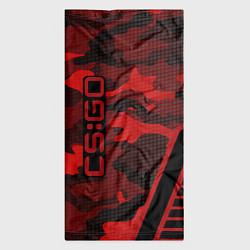 Бандана-труба CS:GO Red Camo, цвет: 3D-принт — фото 2